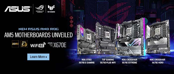 Asus AMD X670E Motherboards Announced