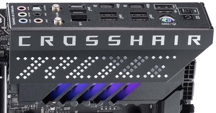 Asus ROG Crosshair X670E Gene IO Ports