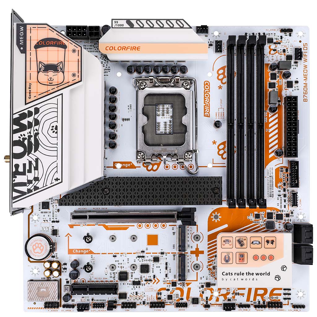 COLORFIRE B760M-MEOW WIFI D5 ORANGE Motherboard