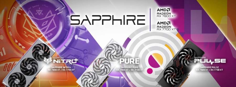 sapphire nitro plus pure pulse rx 7800 7700 xt